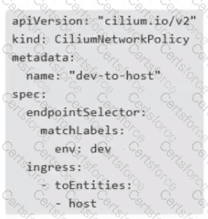 Cilium-Associate Question 13
